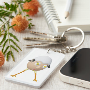 RG & RA Quirky Egg Character Cute Design Key Ring