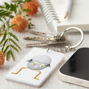 RG & RA Quirky Egg Character Cute Design Key Ring