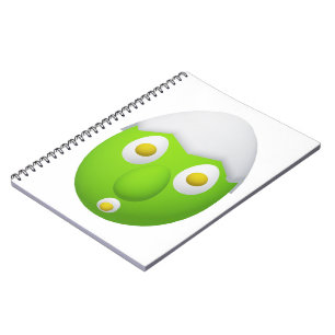 RG & RA Quirky Egg Character Cute Design Notebook