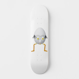 RG & RA Quirky Egg Character Cute Design Skateboard
