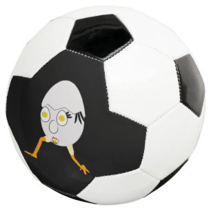 RG & RA Quirky Egg Character Cute Design Soccer Ball