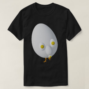 RG & RA Quirky Egg Character Cute Design T-Shirt