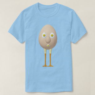 RG & RA Quirky Egg Character Cute Design T-Shirt
