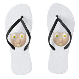 RG & RA Quirky Egg Character Cute Design Thongs