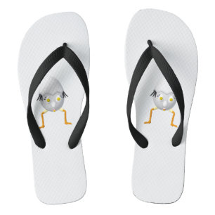 RG & RA Quirky Egg Character Cute Design Thongs