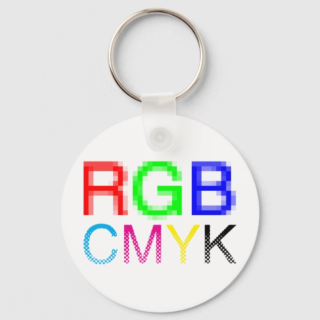 RGB CMYK KEY RING (Front)
