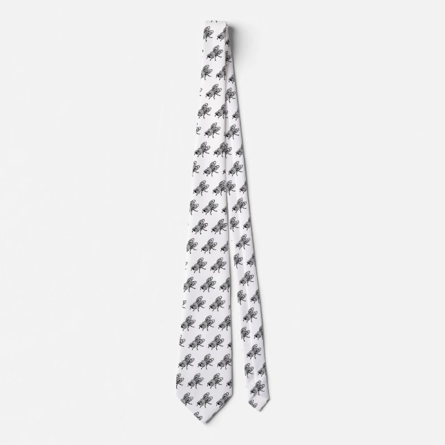 RGB Ruth Bader Ginsburg Fly with Lace Collar Tie (Front)