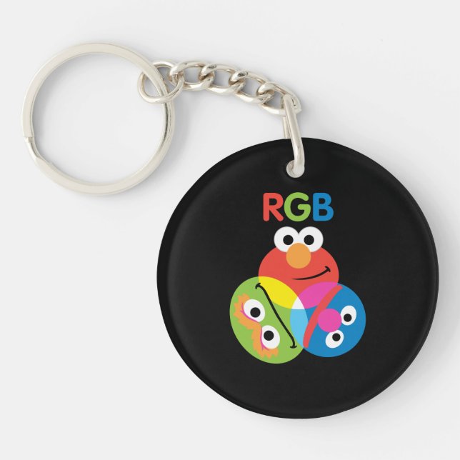 RGB Sesame Street Key Ring (Front)
