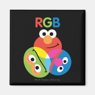 RGB Sesame Street Magnet
