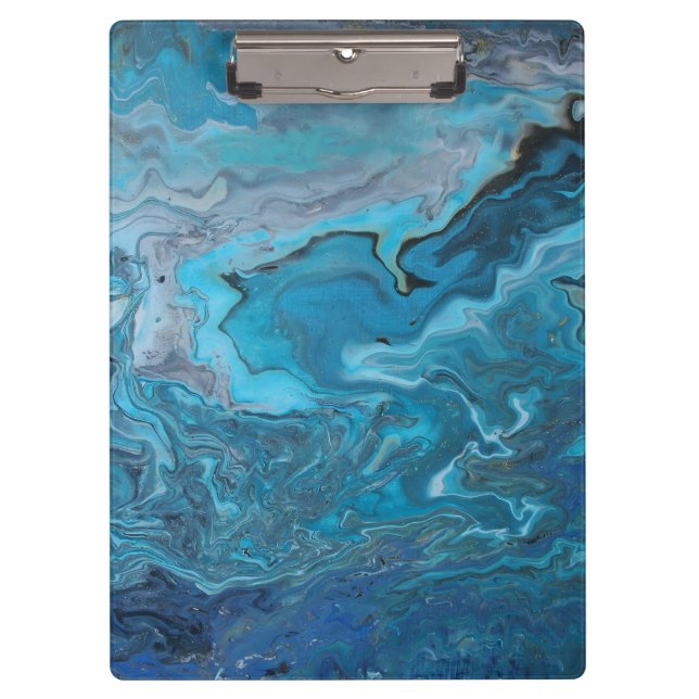 Rhapsody in Turquoise Clipboard (Front)