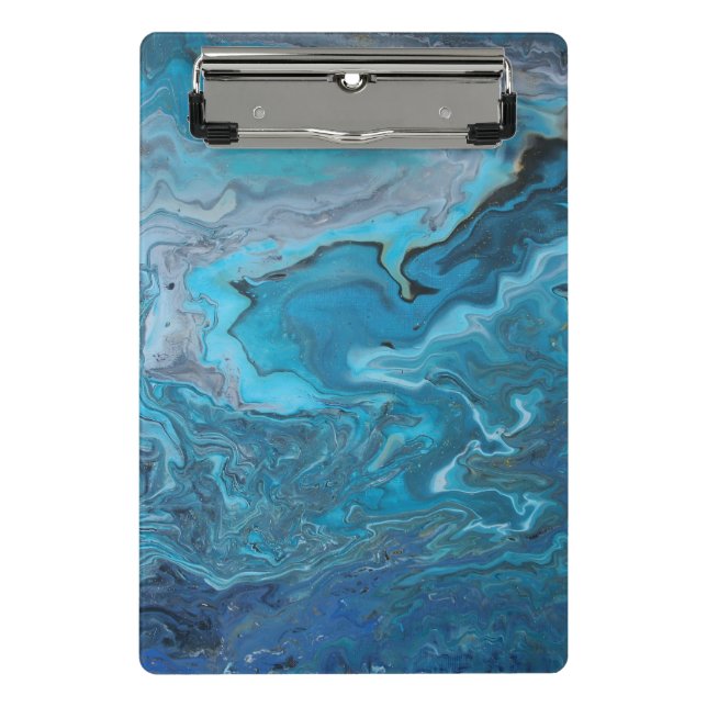 Rhapsody in Turquoise Mini Clipboard (Front)