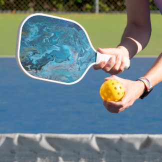 Rhapsody in Turquoise Pickleball Paddle