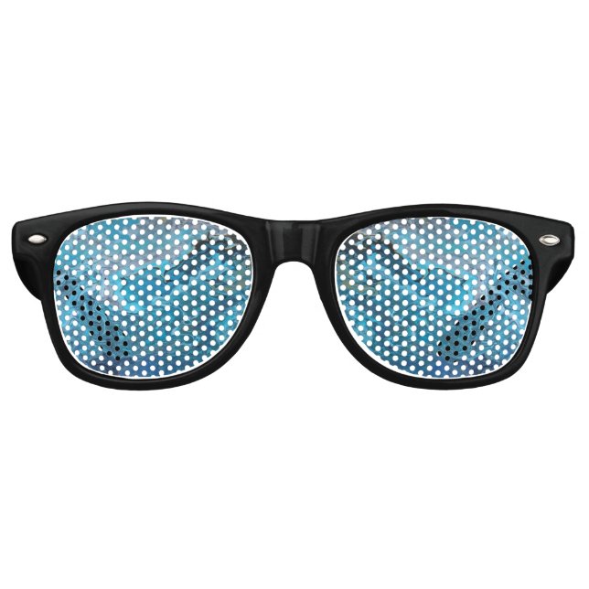 Rhapsody in Turquoise Retro Sunglasses (Front)