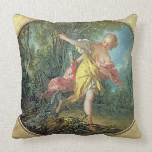 Rhea Sylvia fleeing from the Wolf, 1756 Cushion