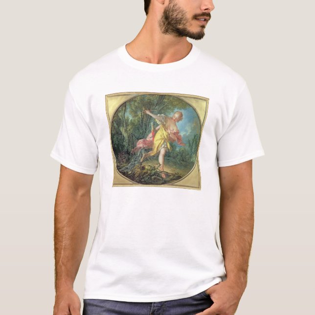 Rhea Sylvia fleeing from the Wolf, 1756 T-Shirt (Front)