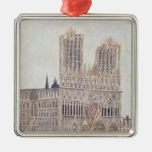 Rheims Cathedral, c.1923 Metal Ornament