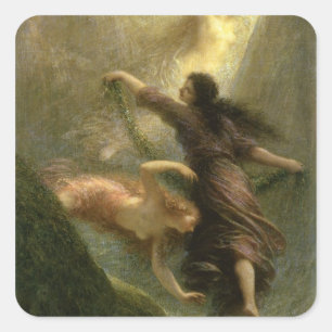 Rheingold, first scene, 1888 square sticker
