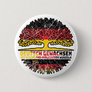 Rheinland-Pfalz Deutsch Deutschland 6 Cm Round Badge