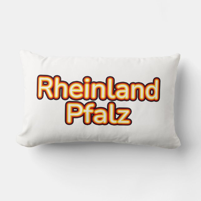 Rheinland Pfalz Deutschland Germany Lumbar Cushion (Front)
