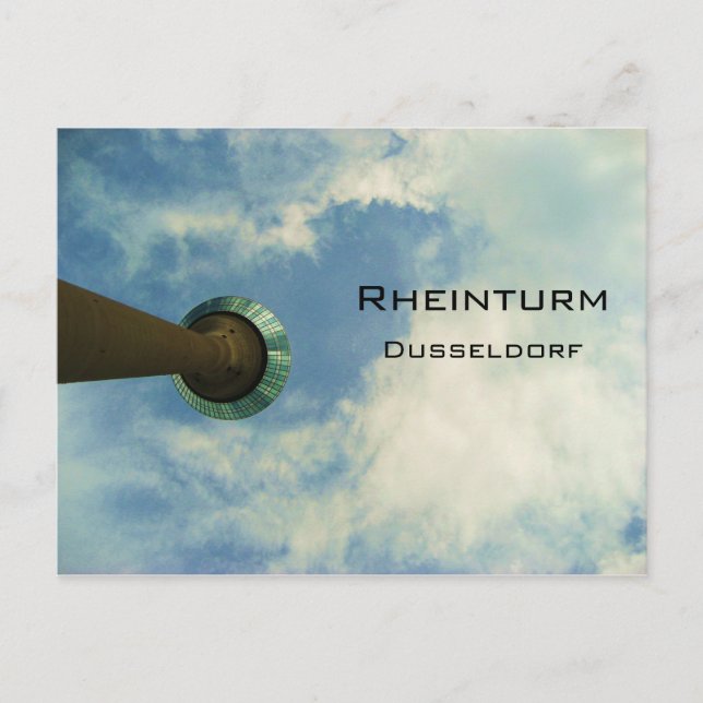 Rheinturm Dusseldorf Postcard (Front)