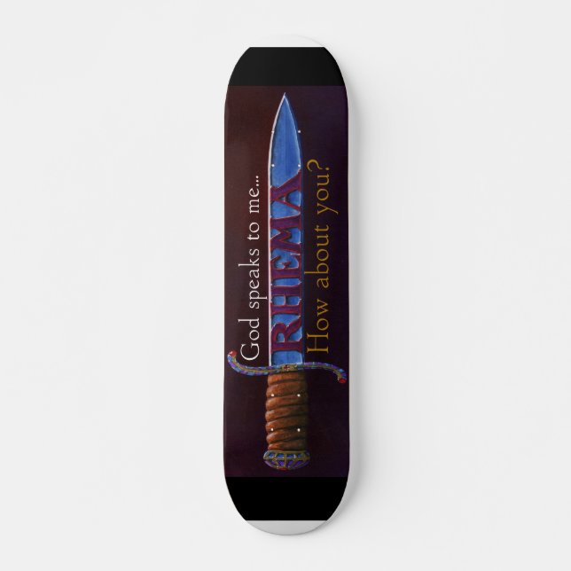 Rhema Skateboard (Front)