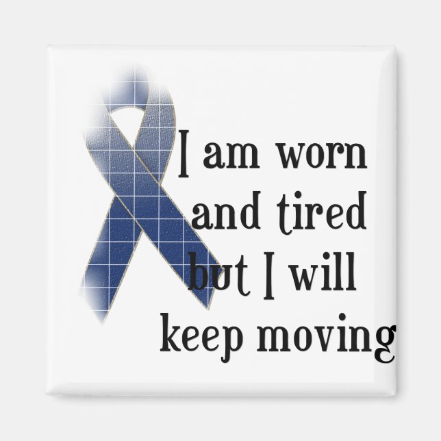Rheumatoid Arthritis Awareness :: I am worn and... Magnet (Front)