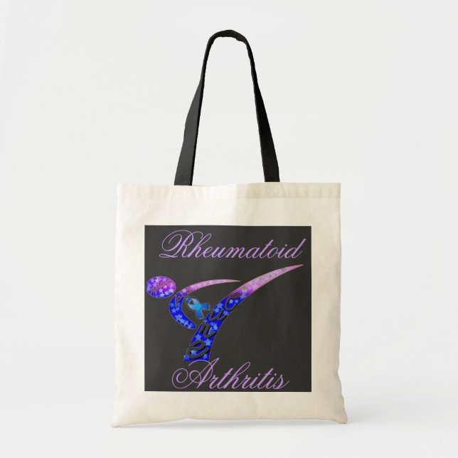 Rheumatoid Arthritis Fighting for Cure Tote Bag (Front)