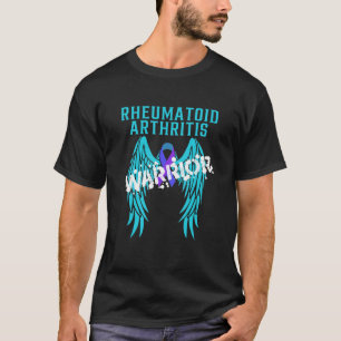 Rheumatoid Arthritis Warrior With Angel Wings T-Shirt