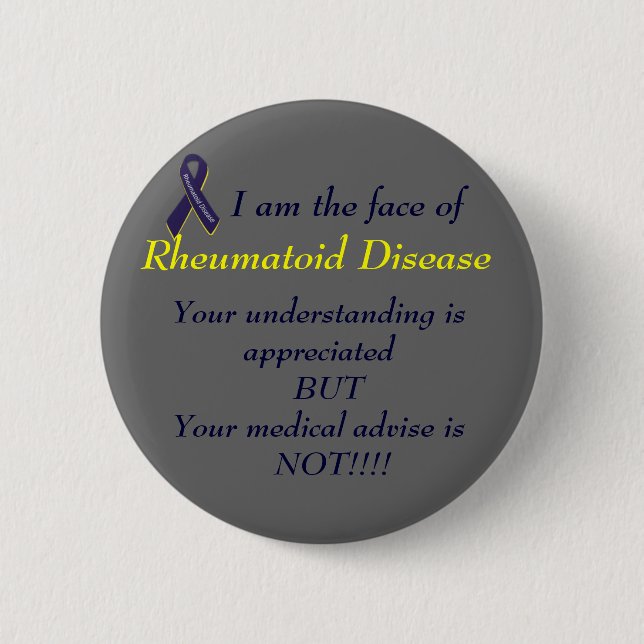 Rheumatoid Disease Button (Front)