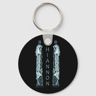 Rhiannon Celtic Horse Keychain, Black Key Ring