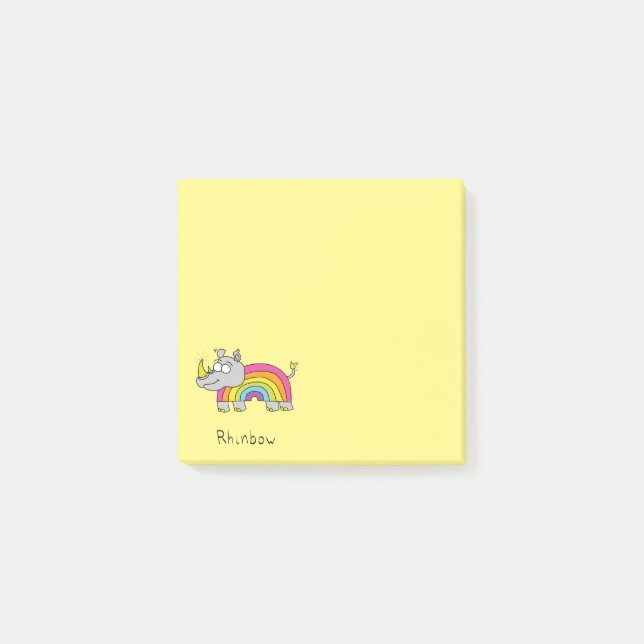 Rhinbow Rhino Rainbow Notes Yellow (Front)
