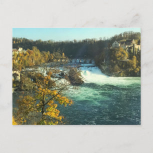 Rhine falls in Switzerland Postcard