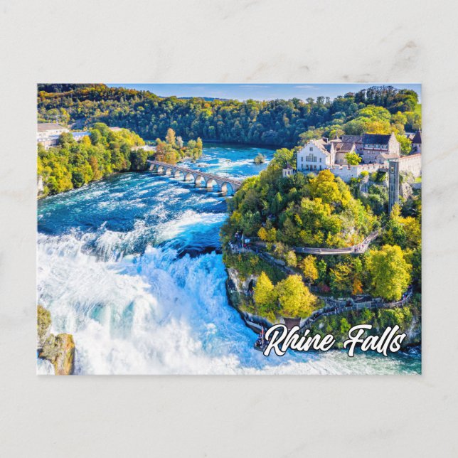 Rhine Falls, Schaffhausen, Switzerland Postcard (Front)