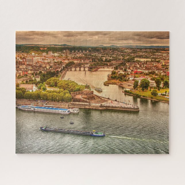 Rhine River, Germany Beautiful View  Jigsaw Puzzle (Horizontal)