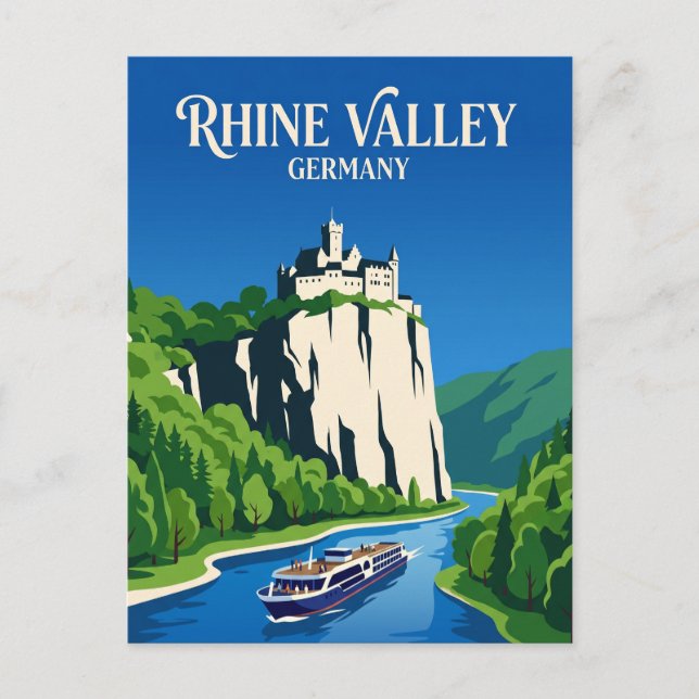 Rhine River Germany Postcard (Front)