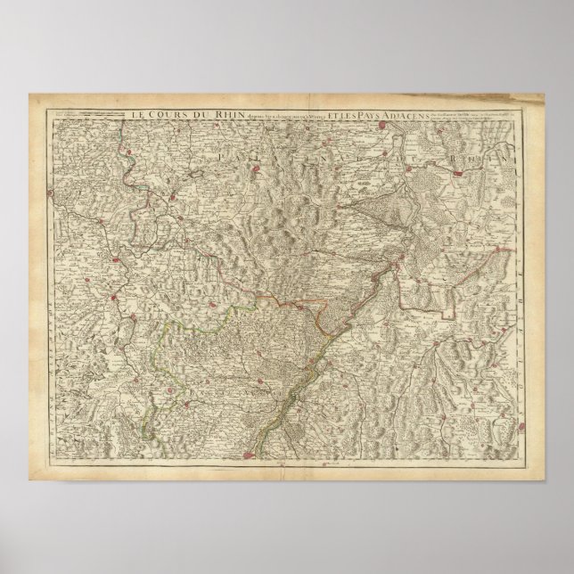 Rhine River Valley, France 2 Poster (Front)