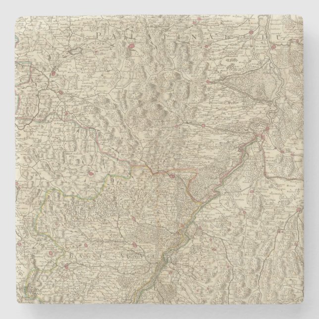 Rhine River Valley, France 2 Stone Coaster (Front)