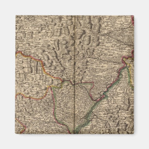 Rhine River Valley in Germany and France Magnet