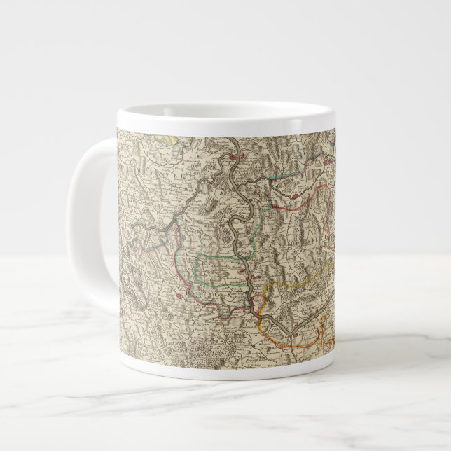 Rhine River Valley Large Coffee Mug (Front Left)