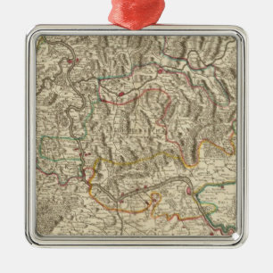 Rhine River Valley Metal Tree Decoration