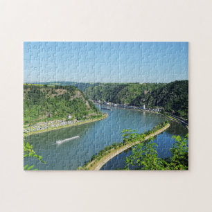 Rhine Valley at the Loreley Jigsaw Puzzle