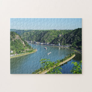 Rhine Valley at the Loreley Jigsaw Puzzle