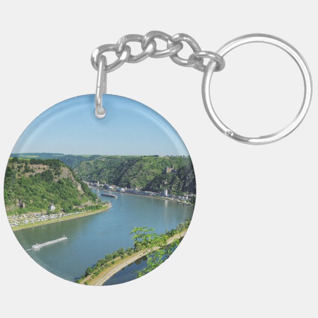 Rhine Valley at the Loreley Key Ring (Back Left)