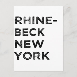 RHINEBECK NEW YORK POSTCARD