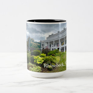 Rhinebeck New York Two-Tone Coffee Mug