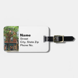 Rhinebeck NY - Market Street Luggage Tag
