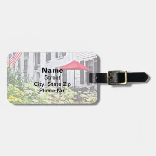 Rhinebeck NY - Outdoor Seating Luggage Tag