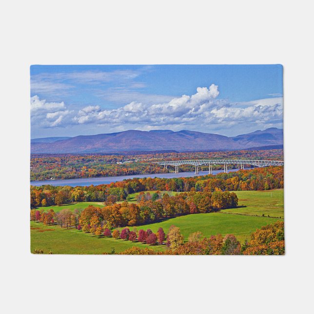 Rhinecliff Bridge in the fall Doormat (Front)