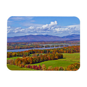 Rhinecliff Bridge in the fall Magnet