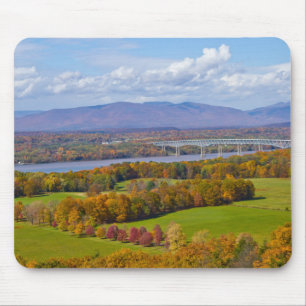 Rhinecliff Bridge in the fall mouse pad